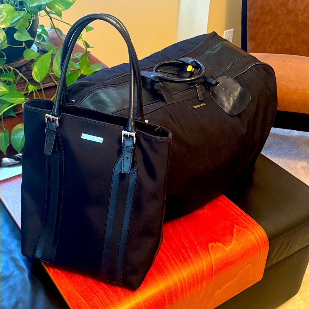 Gucci Black Weekender & Tote